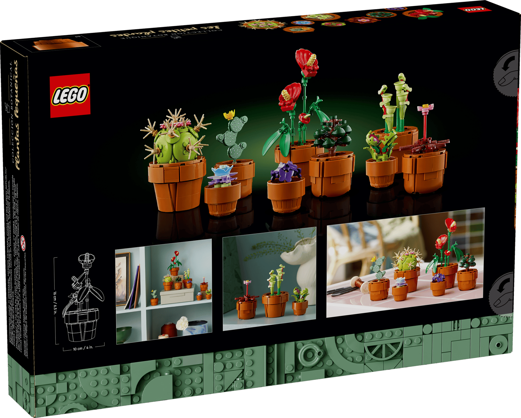 Doos LEGO Botanicals Miniplantjes (10329)