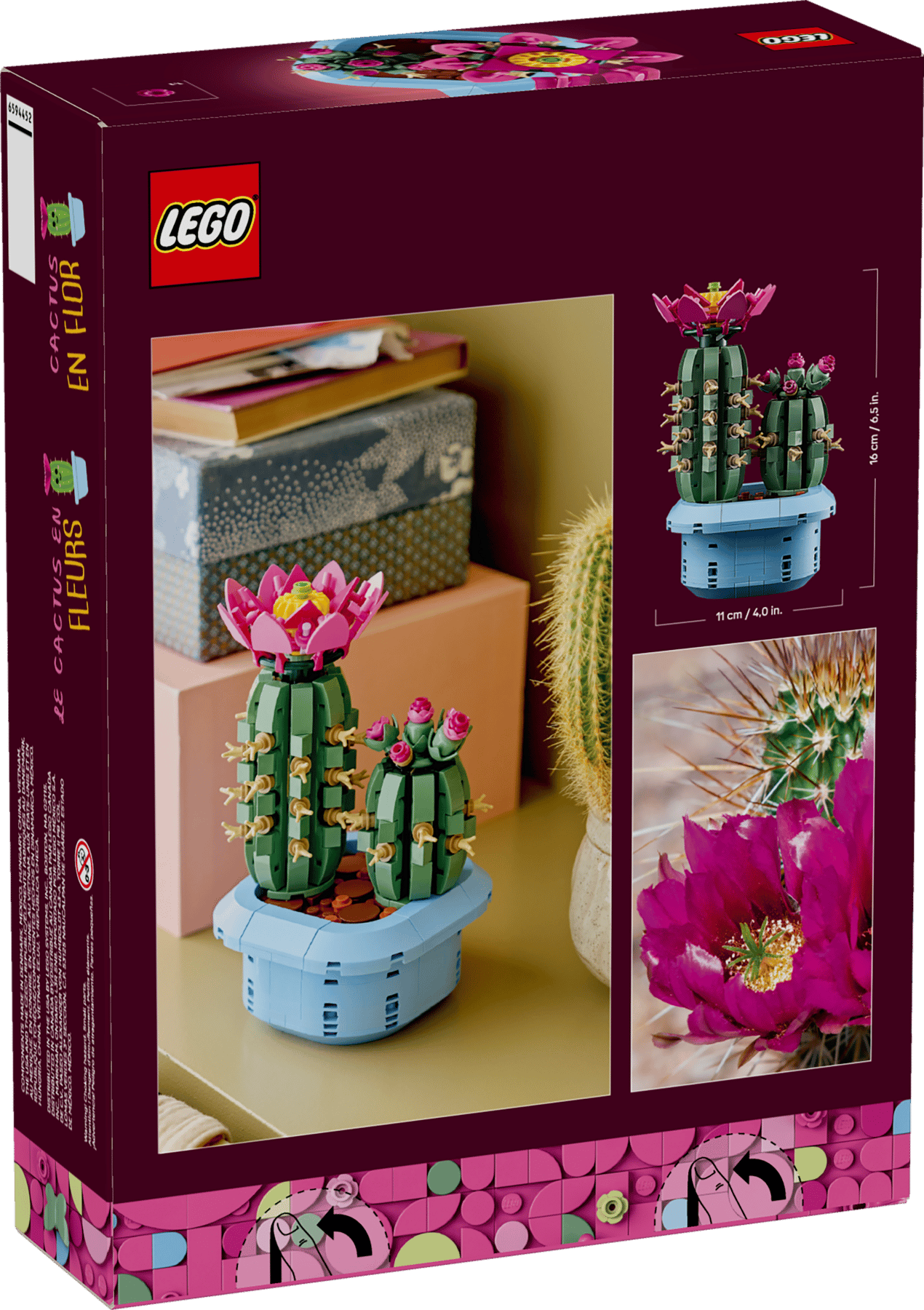 Doos LEGO Botanicals Bloeiende cactus (11509)