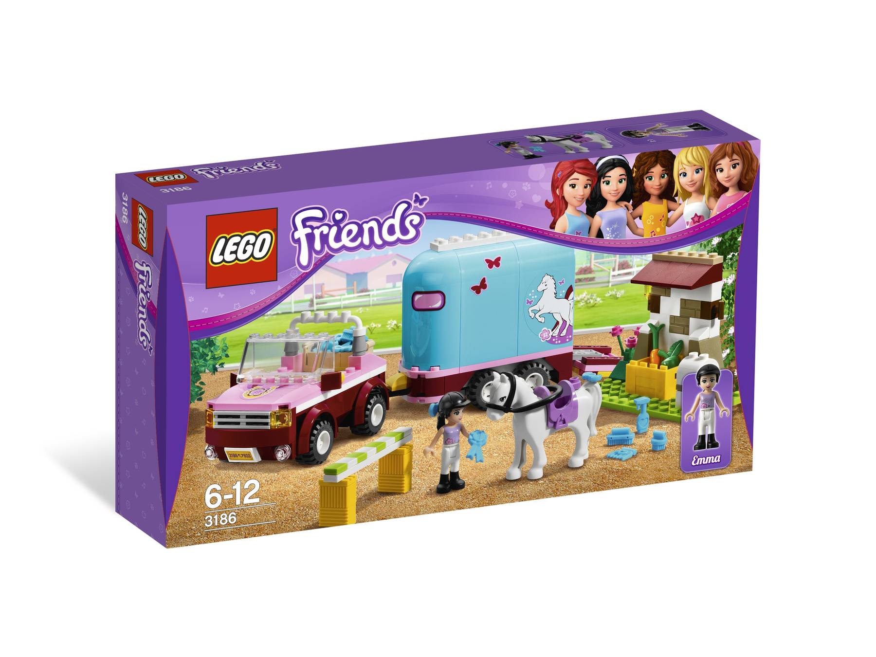 Doos LEGO Friends Emma's paardentrailer (3186)