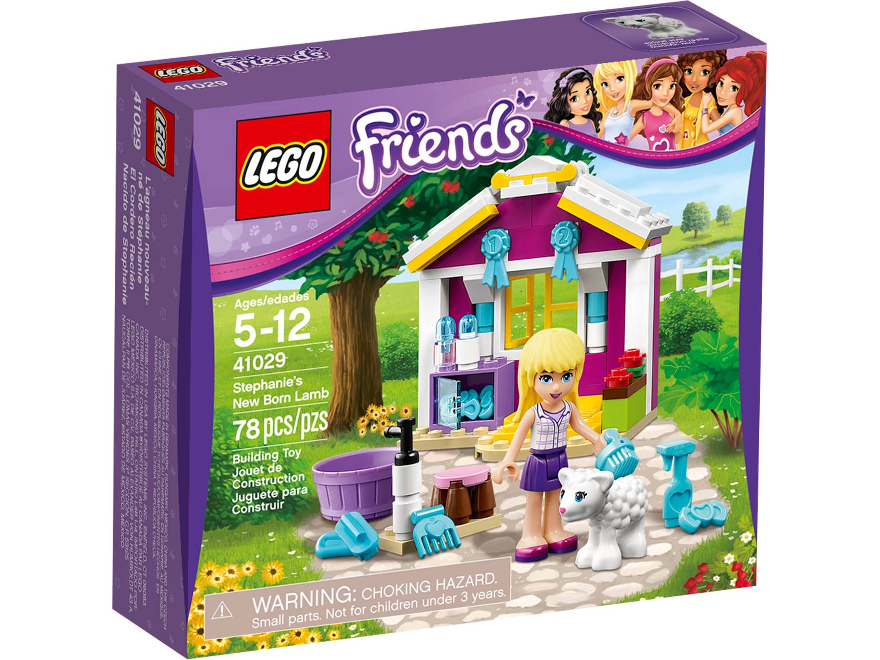 Doos LEGO Friends Stephanie's lammetje (41029)