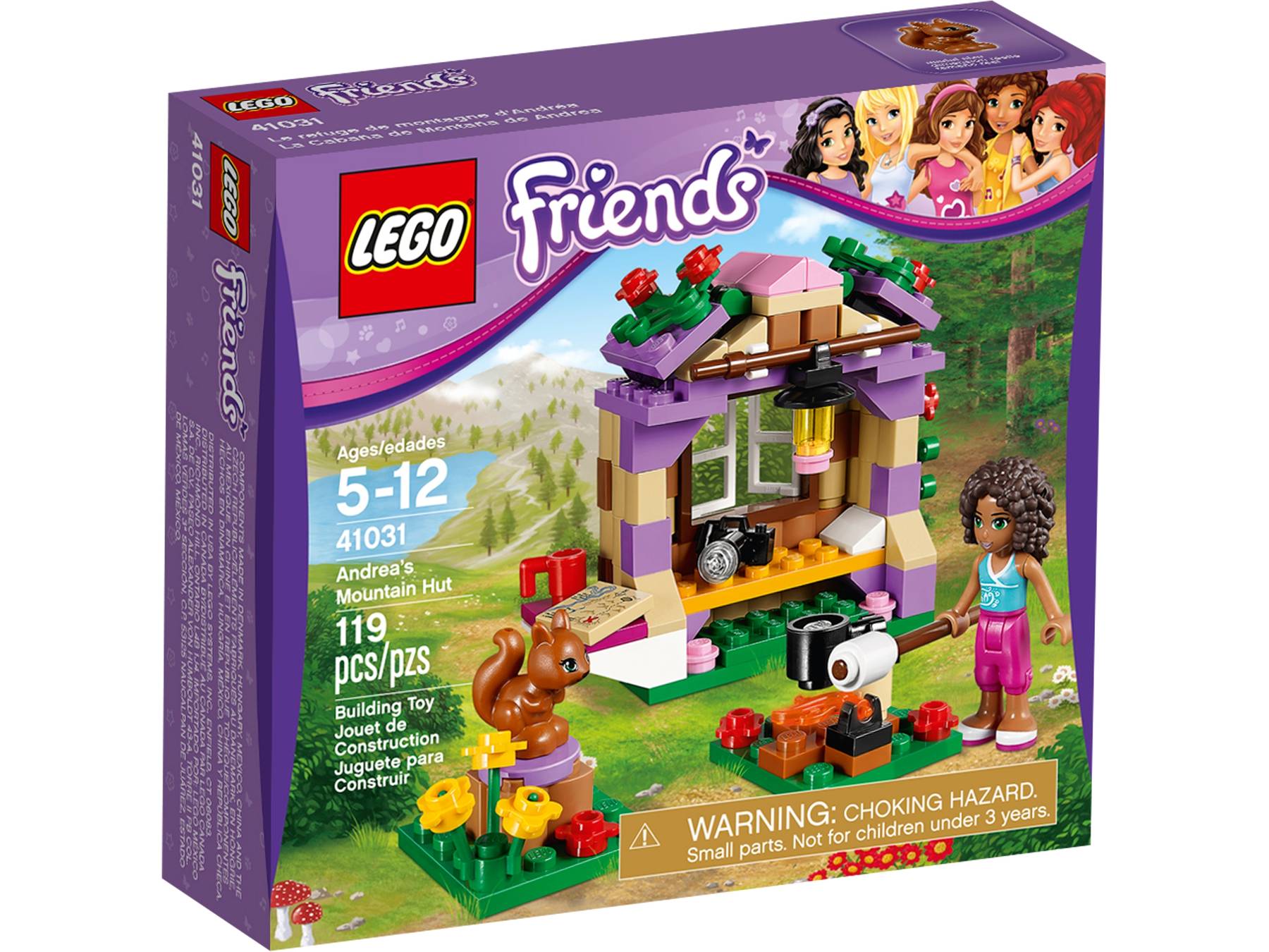 Doos LEGO Friends Andrea's berghut (41031)