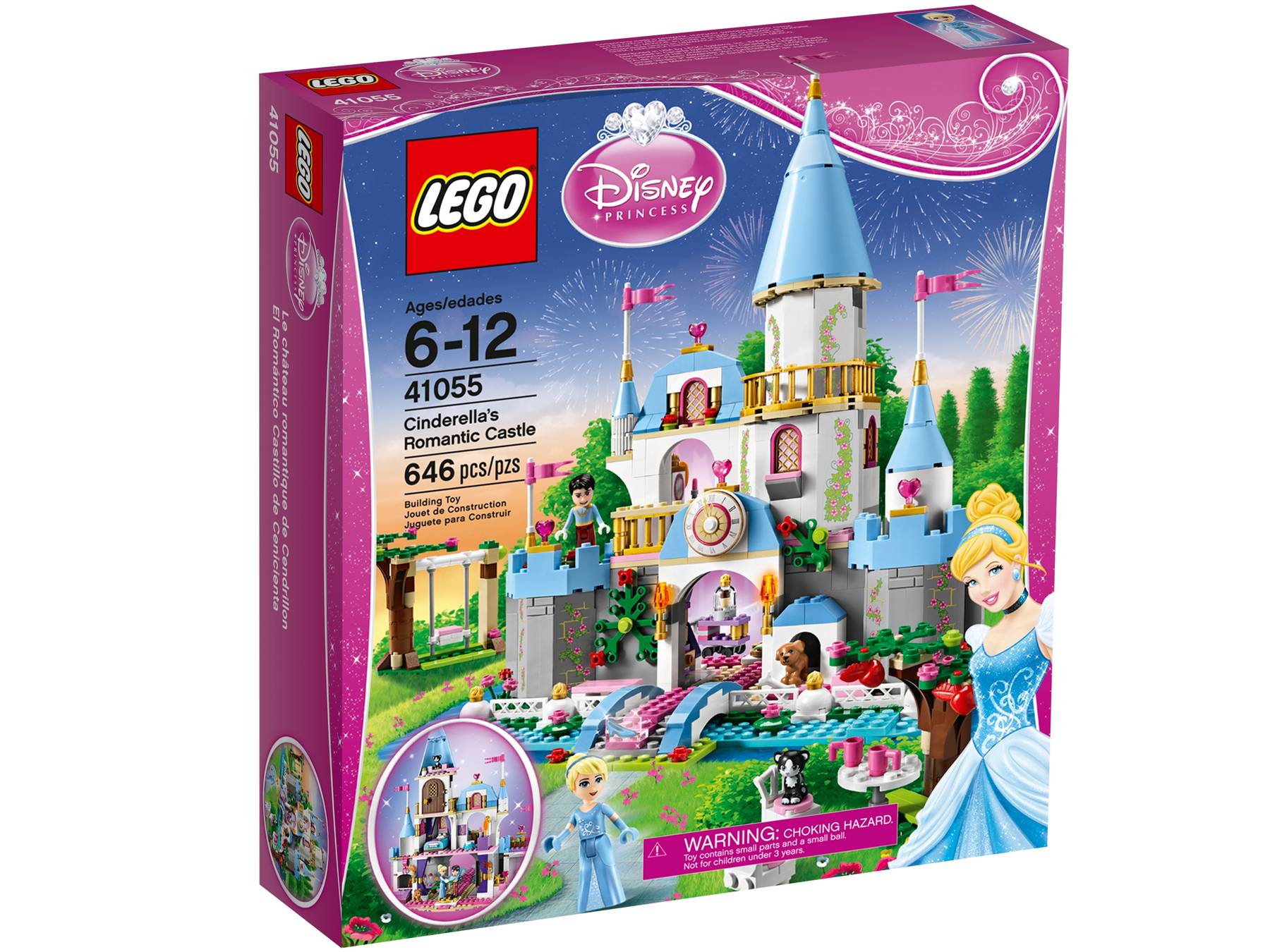 Doos LEGO Friends Assepoesters romantische kasteel (41055)