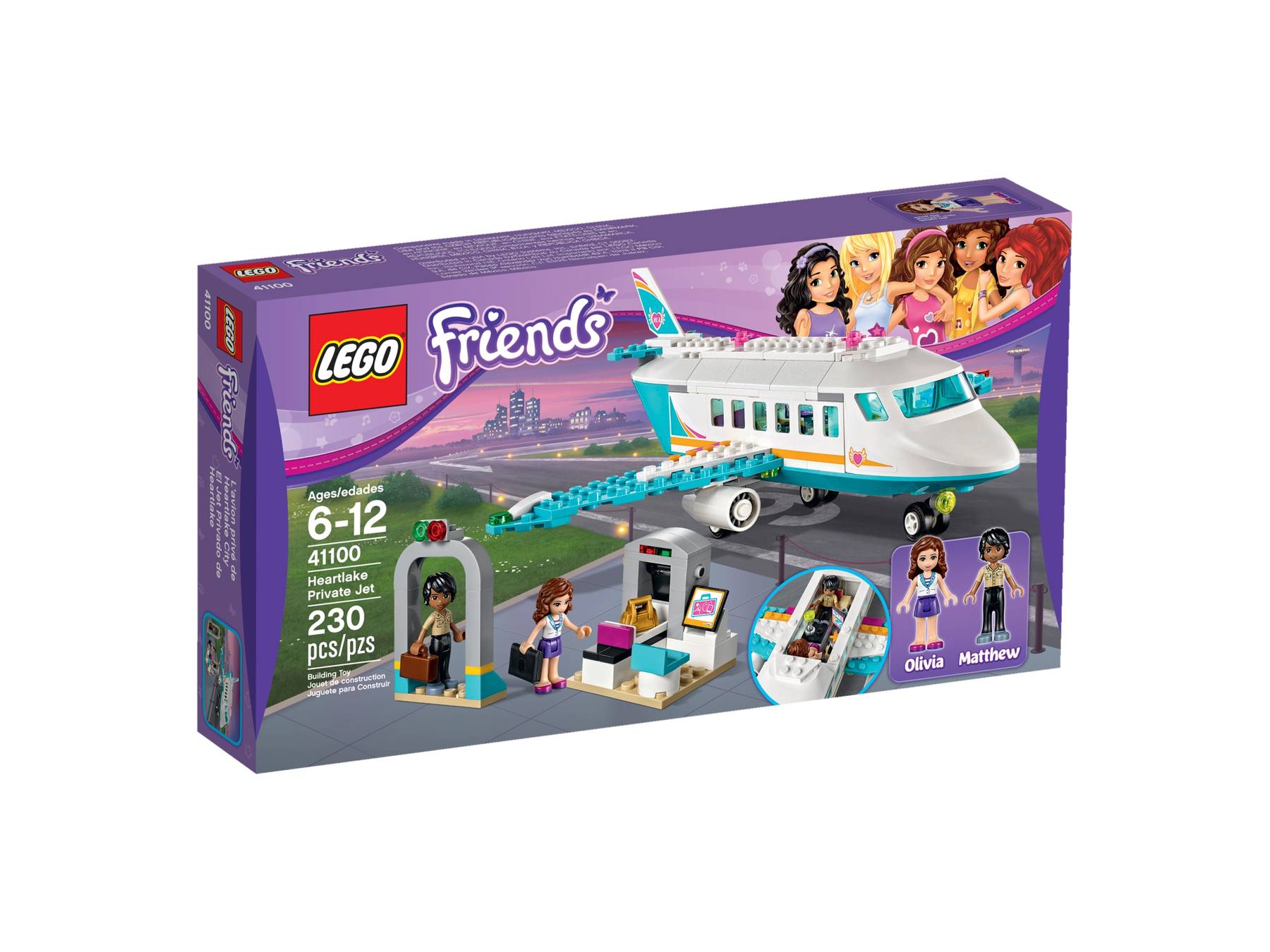 Doos LEGO Friends Heartlake Privéjet (41100)